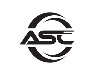 ASC logo vector design template.