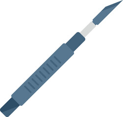 Tablet repair scalpel icon flat vector. Smartphone repair. Fix service isolated