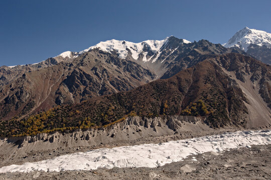 Beautiful view of Nanga Parbat mountain, picture taken on the way to Nanga Parbat Base Camp, Pakistan