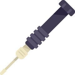 Phone screwdriver icon flat vector. Mobile broken. Computer tablet isolated