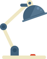 Service desktop lamp icon flat vector. Phone mobile. Computer tablet isolated