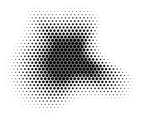 Hexagonal shape background