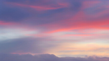 Beautiful sunset sky and dramatic sky