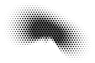 Hexagonal shape background