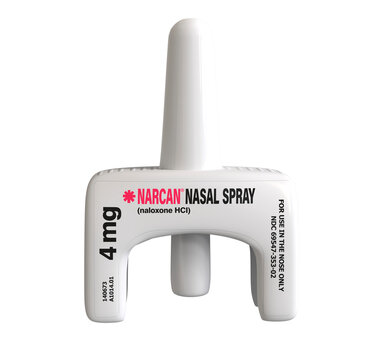 USA - September 24, 2022: The Food and Drug Administration approved the spray form of naloxone.