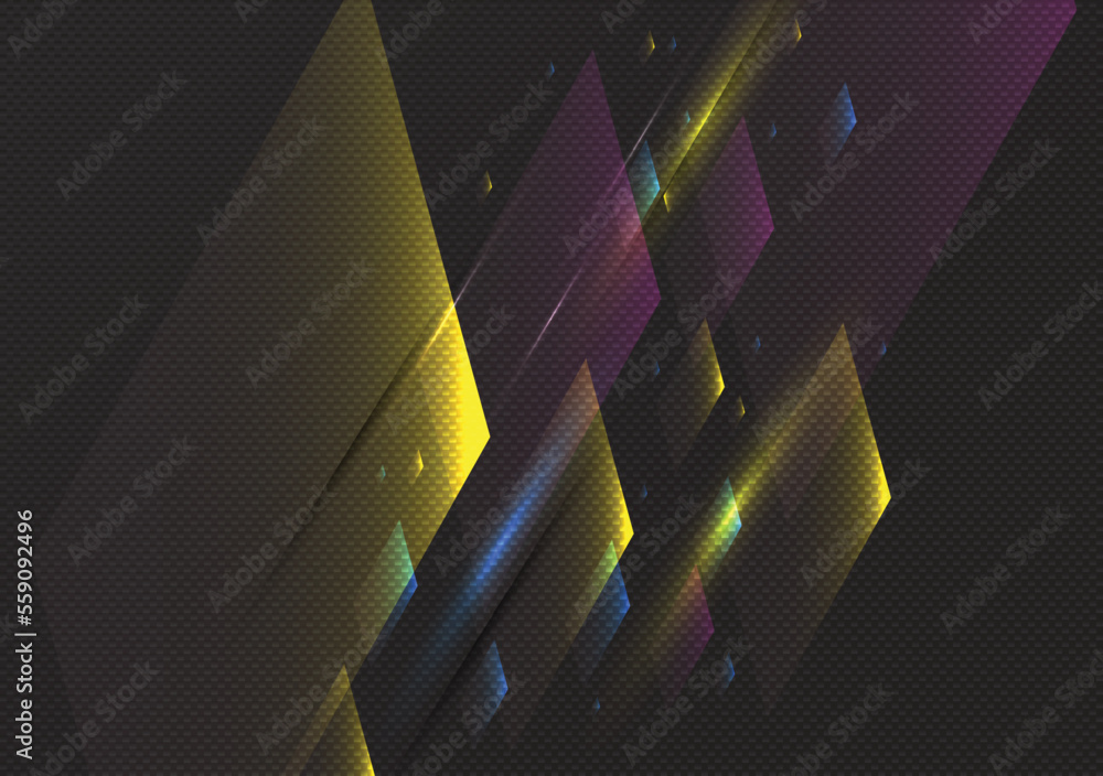 Aufkleber technology background color vector for web and design