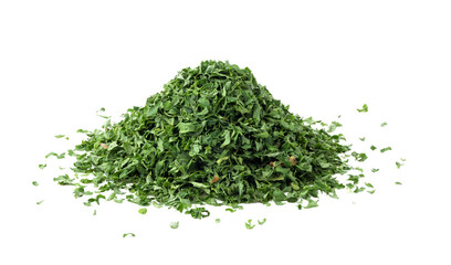 dried parsley isolated on transparent png