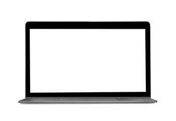 laptop with empty space on transparent png