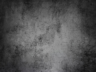 Black concrete, stone. Abstract background. Dark, black, surface, wall. Artificial material. Blinding light. Space for text. Copy space
