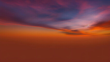 Beautiful sunset sky and dramatic sky