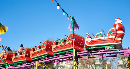 Christmas attraction at fair