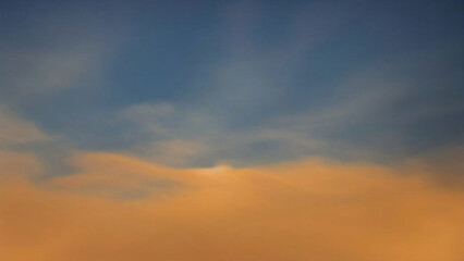 Beautiful sunset sky and dramatic sky