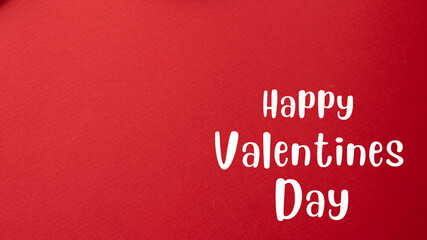 Fototapeta na wymiar happy Valentine Day wish image with red background