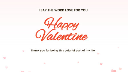 happy Valentine Day wish image with message