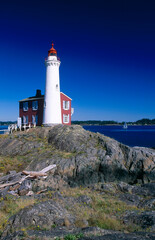 Fototapeta na wymiar fisgard lighthouse national historic site