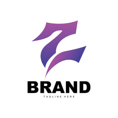 Z Letter Logo, Alphabet Design, Vector Logotype, Initials Brand Illustrator