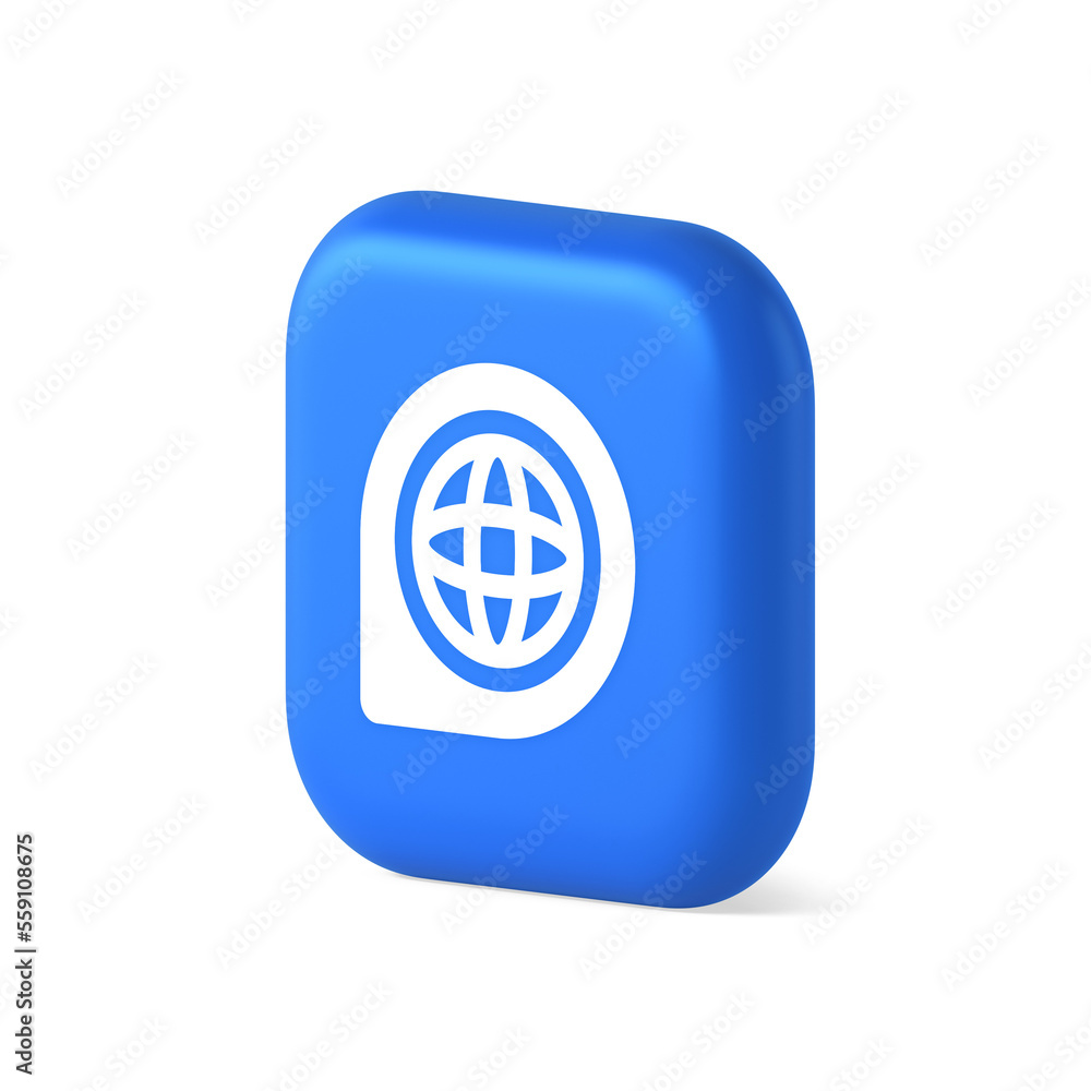 Poster internet access connection pointer button web address global cyberspace communication 3d isometric i