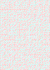 Abstract Geometric Pattern generative computational art illustration