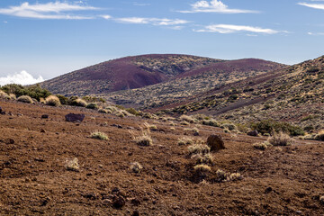 Intersecting Hills in Teide National Park
