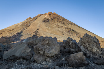 Peak of Mount Teide viewed from Atop the Cable Car