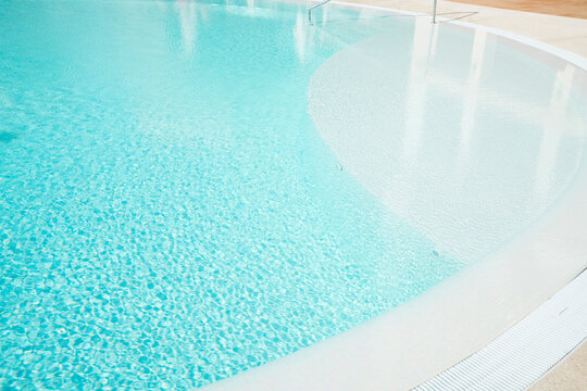 High angle view of swimming pool