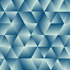 Abstract blue background of diamonds with gradient