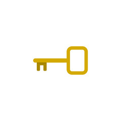 Gold key icon.