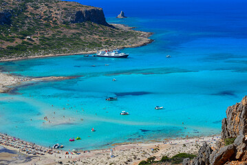 Fototapeta premium Bucht von Balos in Kreta, Griechenland