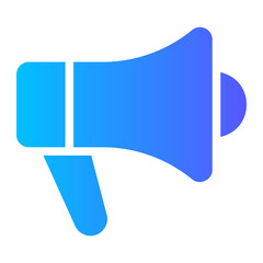 megaphone gradient icon