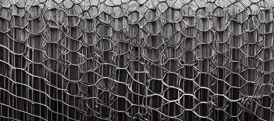 gray wire wall background