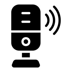 on air glyph icon