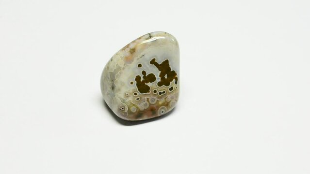 Agate from Idar Oberstein tumbled gemstone