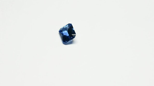 Synthetic Spinel facet cut gemstone