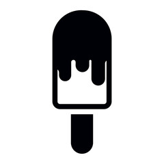 ice cream glyph icon