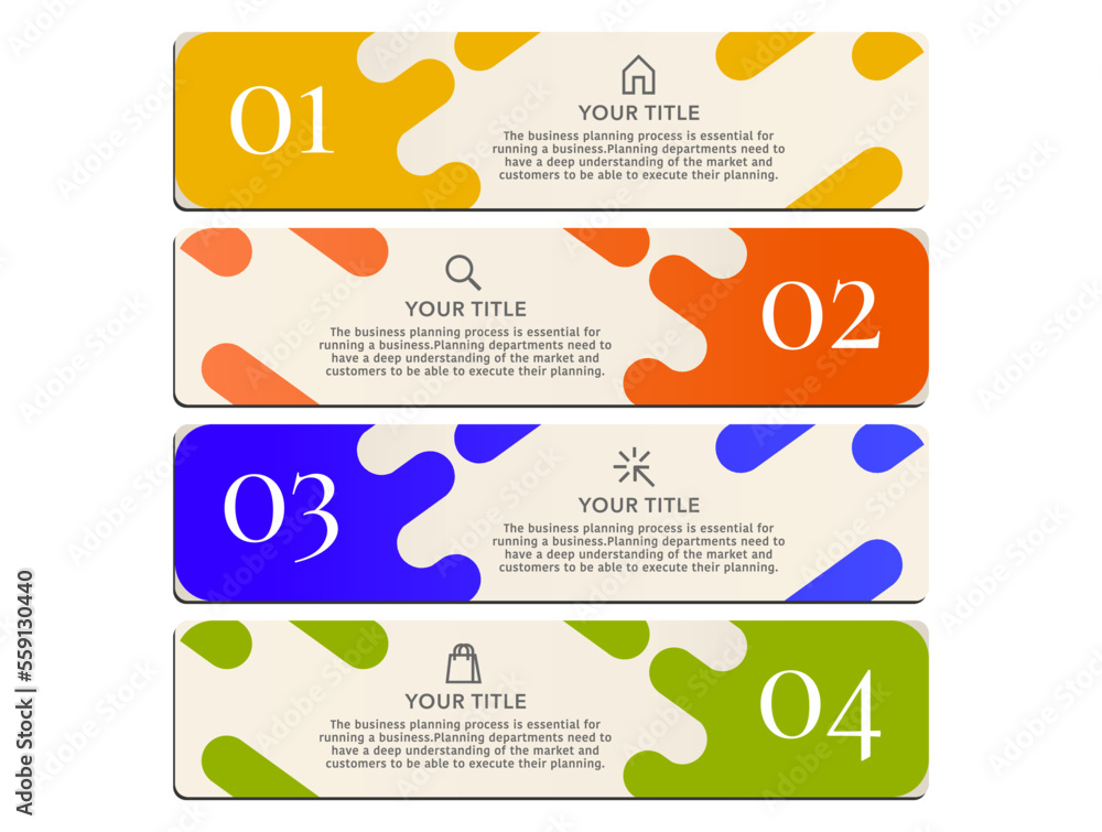 Poster abstract web banner design background or header template stock vector
