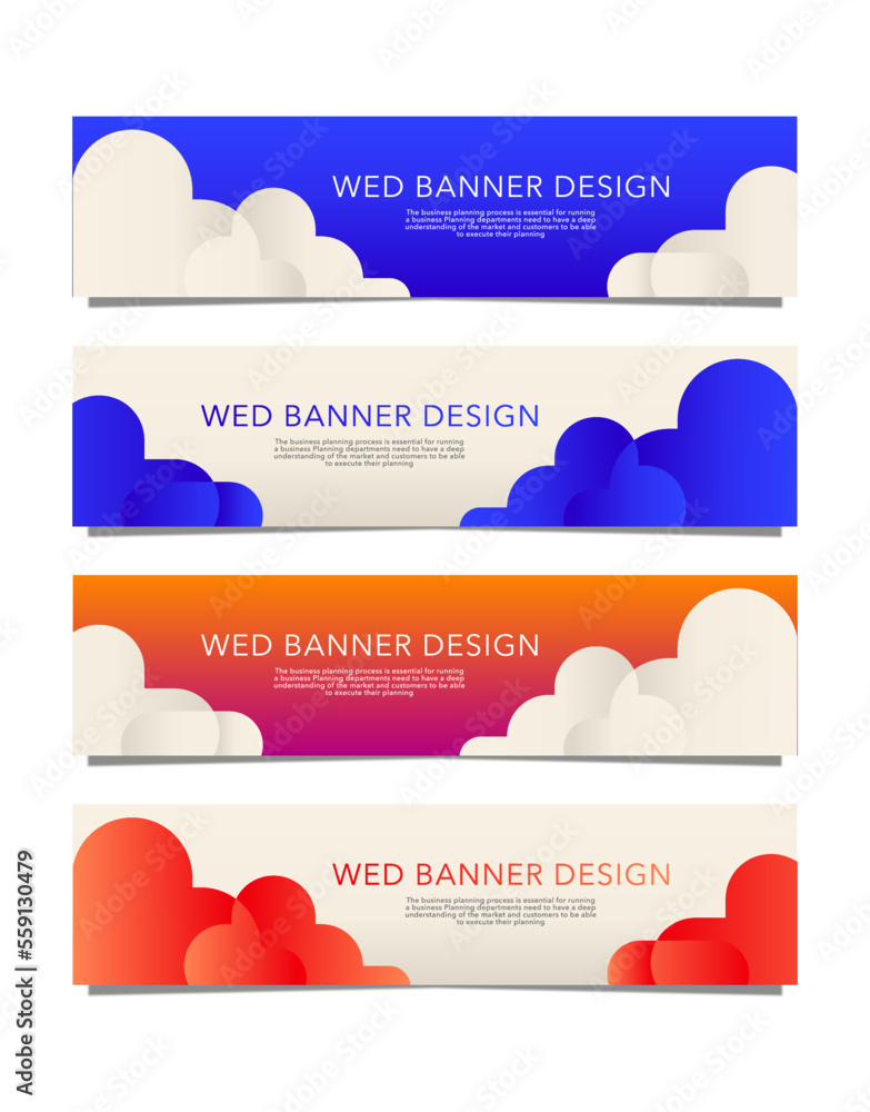 Poster abstract web banner design background or header template stock vector