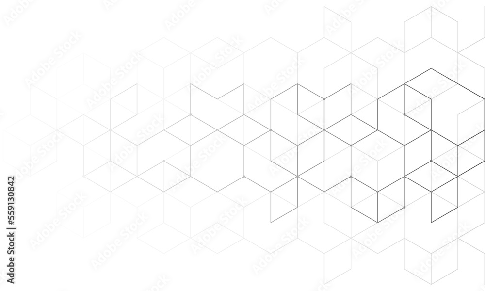 Leinwandbilder The graphic design elements with isometric shape blocks. Vector illustration of abstract geometric background