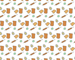 Jajanan Indonesia Seamless Pattern