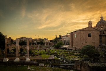 Rome photos during sunset and night