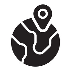 citizenship glyph icon