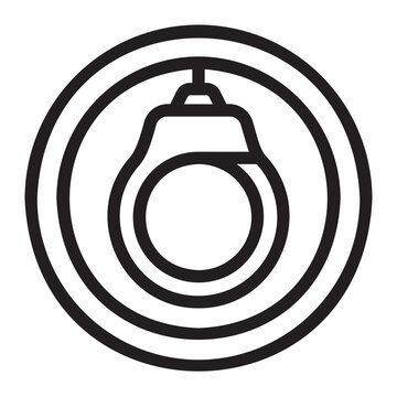 deported line icon