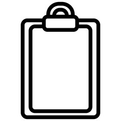 clipboard with paper