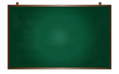 Green chalkboard background texture. Vector illustration or learning concept