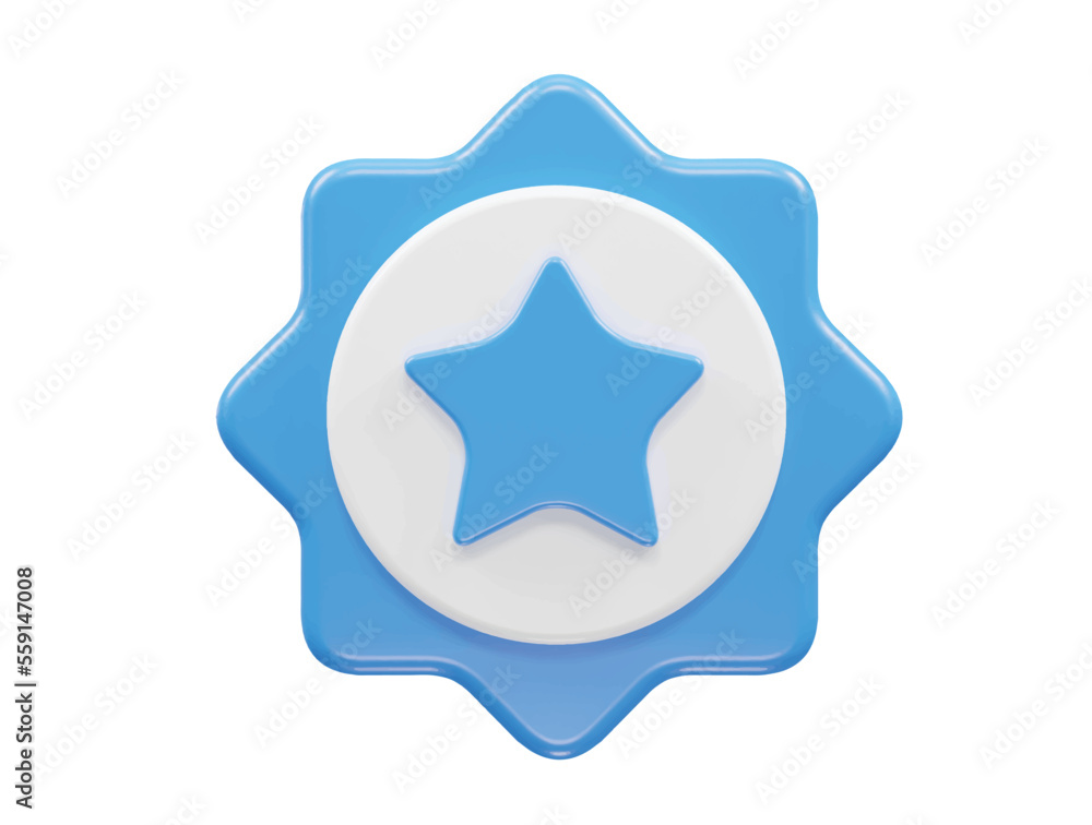 Poster Top star vector illustration icon 3d rendering element text effect