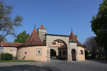 Old town of Rothenburg ob der Tauber, Germany