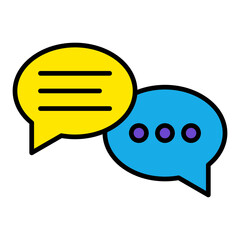 Chat Filled Line Icon