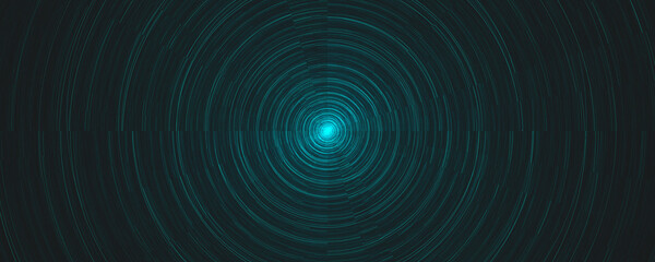 blue energy light circle swirl background