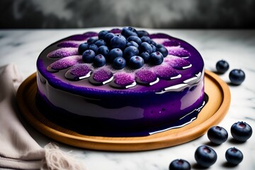 Obraz na płótnie Canvas Blueberry Cake