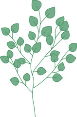 beautiful bouquet of watercolor flowers and leaves Watercolor floral elements