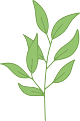 beautiful bouquet of watercolor flowers and leaves Watercolor floral elements